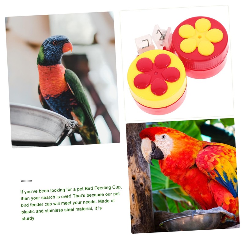 CAXUSD 4Pcs Hummingbird Feeders Plastic Outdoor Bird Feeders with Clips