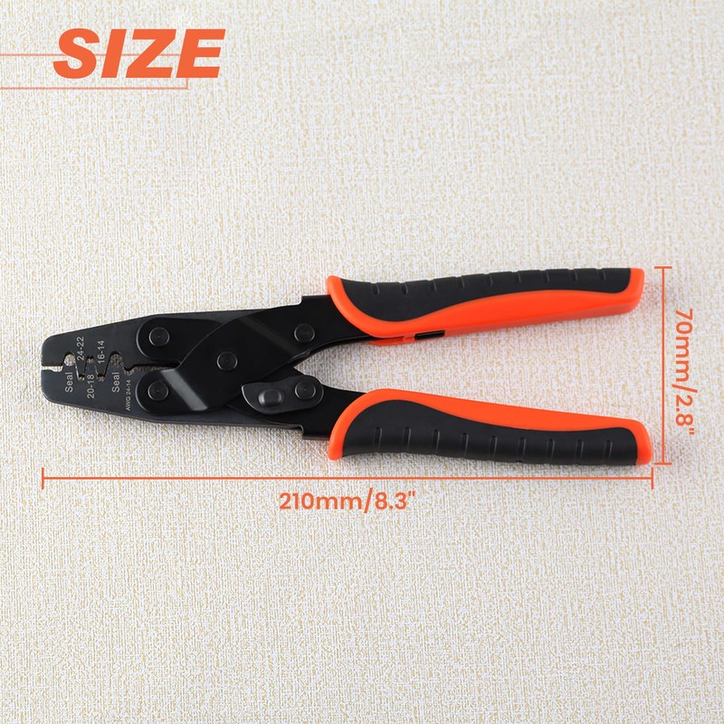 LEONTOOL Open Barrel Terminal Crimping Tool Weatherpack Crimp Tool Pin