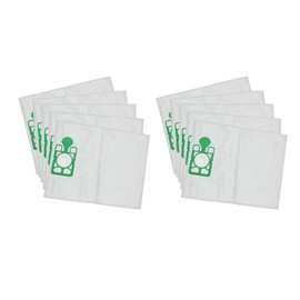 Nabatee 10 Pack Microfibre Vacuum Dust Bags Compatible with Henry Hoover, Hetty, Basil, James – NVM-1CH Replacements for HVR160, HVR200, HET160, HHR200, Commercial Numatic Models