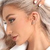Flat Back Earrings for Women - 5 Pairs Hypoallergenic Cartilage