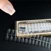 Sun&Beam Nails Artificial Nail Tips, Full Cover Clear Acrylic for