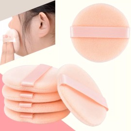 Universo en Linea Set Esponja Puff Para Aplicar Maquillaje Polvo Estuche F