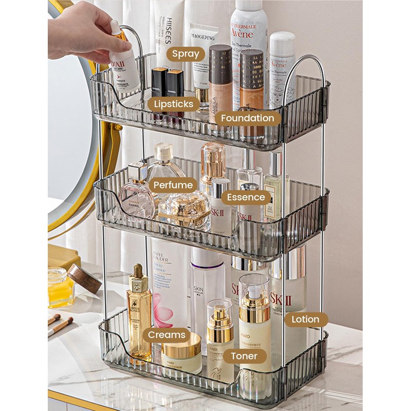 Aveniee Bathroom Counter Organizer, 3 Tier Perfume Skin Care Countertop