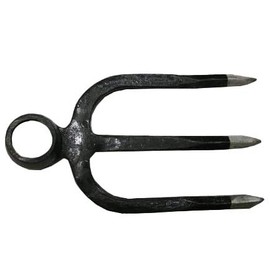 Canterbury Hoe Fork Head, Forged 3 Prongs