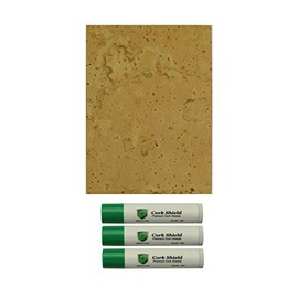 Instrument Clinic Premium Natural Sheet Cork 3/64" with 3 Pack of Cork Grease