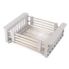 Expandable Sink Drainer Retractable Drain Rack Sink Organizer for Dishes