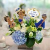 24Pcs Royal Prince Centerpiece Sticks, Little Prince Baby Shower Party