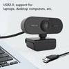 HD Computer Camera 1080P Plug and Play Adjustable PC Webcam