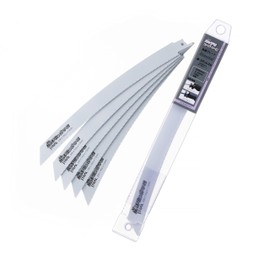 B-TSW25014/5 Batch Resaver Saw Blade Reciprocating Saw Blade Curved 9.8 inches (250 mm) 14 Mount, Set of 5, For Iron and Stainless Steel