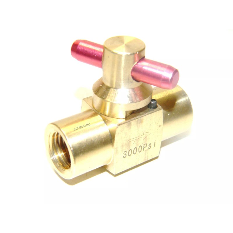 DAM Carpet Cleaning 1/4" F/F 3000 PSI SHUT-OFF VALVE