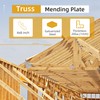 30 Pack 4x8 inch Truss Mending Plate with 8mm Nail