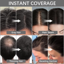 Boobeen Hair Root Touch Up Powder Stick, Hair Powder for Thinning Hair and Immediately Concealing Hair Loss, Hair Powder for Men and Women