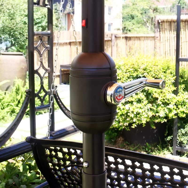 Sunnyglade 9Ft Patio Umbrella Outdoor Table Umbrella with 8 Sturdy