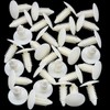 Rexka 30pcs Natural White Nylon Fender Bumper Shield Push Pin