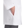 Logan Mens Lab Coat - 6 Pocket Mid Length White