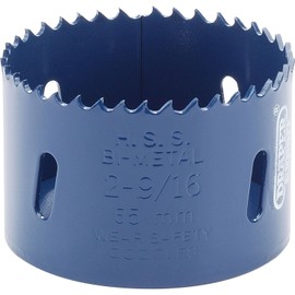 Draper 34765 Expert HSS Bi-Metal Hole Saw Blade, 65mm, Blue