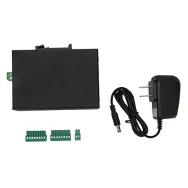 Serial RS232 RS485 RS422 to Fiber Converter Bidirectional Optic Modem 8 Port Support 128 Devices Serial Device Server EU Plug