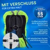 FLEXEO Rain Cover Backpack Cover with Reflectors (42-55L) in Yellow,