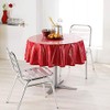 Douceur d'Intérieur CDaffaires Tischdecke, rund, PVC, einfarbig, 15/100, transparent, Polyvinylchlorid,