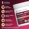 Dr. Berg Raw Organic Beet Powder from Real Earth-Grown Beets