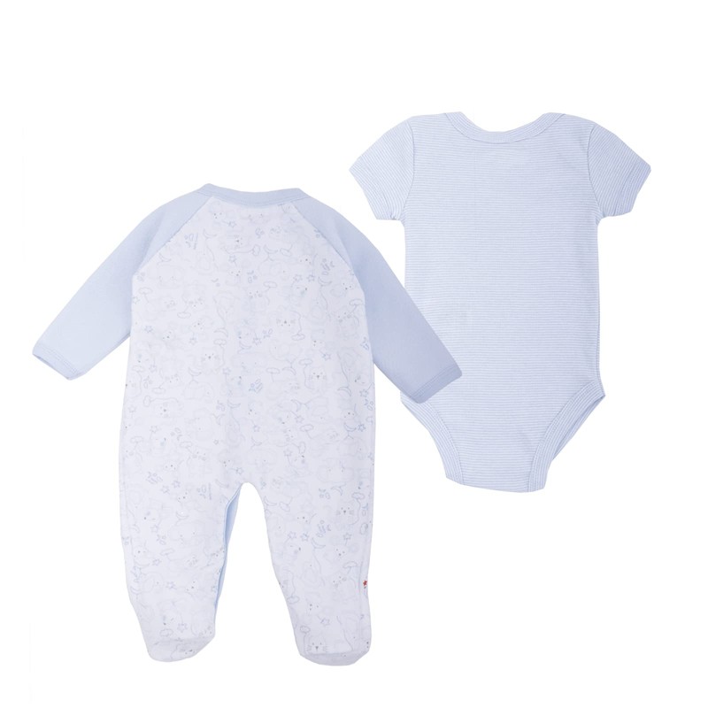 Baby Creysi, Conjunto Unisex Bebé, Azul (Blue), 6 Meses Paquete