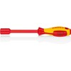Knipex Nut Driver with screwdriver handle burnished, insulating multi-component handle,