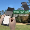 Golf Scorecard Holder, Leather Yardage Book Cover, Pocket-Size Golf Notebook