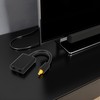 PurYupearl Black Digital SPDIF Optical Audio Splitter 2 Way for
