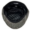 WEROR WEROR-434.1 Men's Flat Cap Peaked Cap with Peak Herringbone