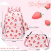 MIRLEWAIY Backpack for School Girls Kids Book Bag Set with