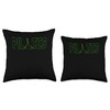 Cute Pilates Reformer Pilates Reformed Lime Green Throw Pillow