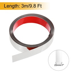 uxcell Stainless Steel Molding Trim Self Adhesive, Mirrored Silver Peel and Stick Wall Molding Trim with Glove, Decorative Trim for Wall Mirror Home Decor, 1 Inch x 9.8 Feet