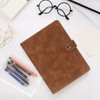 Colacoo Leather A5 Binder Notebook 6 Ring, Refillable Notebook A5
