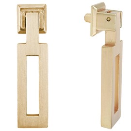 LC LICTOP Cabinet Pulls Chinese Style Brushed Pull Knobs Hanging Design Hardware for Drawer Closet Dresser Chest Box 3.07 x 0.87 x 0.79 Inch 2Pcs Brass Like Zinc Alloy Furniture Handles