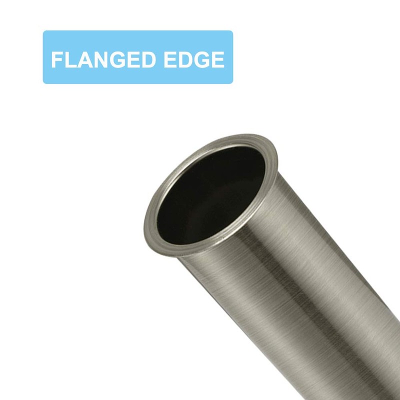 Immersion Pipe 300 mm for Siphon Brushed Nickel, Keymark Universal