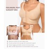FeelinGirl Post Surgery Compression Bra Front Closure Bra Wirefree Mastectomy