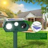Cat Repellent Outddor, Deer Repellent Devices Solar Ultrasonic Animal Repeller