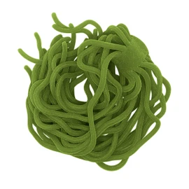 SAMSFX Fishing Fly Tying Materials Squirmy Wormy Soft Worm Lures Flie Making Assorted Colours (Olive Green)