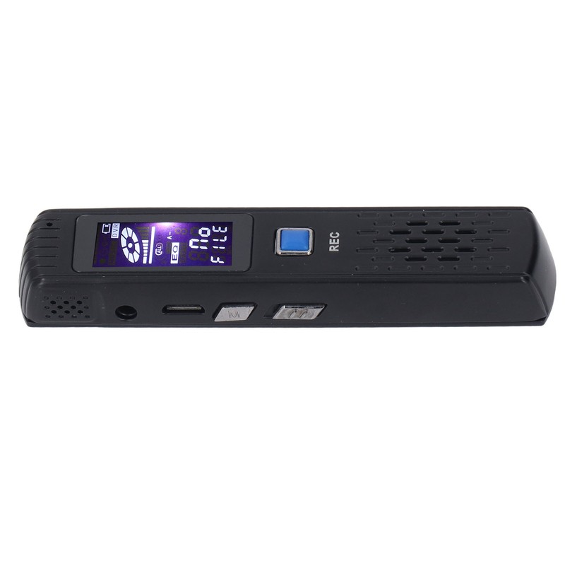 Digital Voice Recorder Noise Reduction 8GB MP3 Player 220mAh 3.5mm