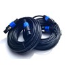 2 Pack 50 ft Male Speakon to Speakon Cables, Professional