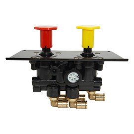 801631 MV-3 Dash Control Brake Valve - Parking Brake Valves Compatible with Bendix 801631|BX801631|5013293|745-5013293, Freightliner BW5013293, and Volvo BW801631 for Trailers and Trucks
