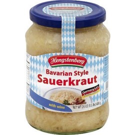 Bavarian Style Sauerkraut From Germany, 24 Ounce Jar by Hengstenberg
