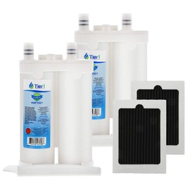 Tier1 PureSource2 Refrigerator Water & Air Filter Combo 2-pk | Replacement for WF2CB, NGFC 2000, 1004-42-FA, 469911, 469916, FC100, EWF2CBPA, PAULTRA, Fridge Filter