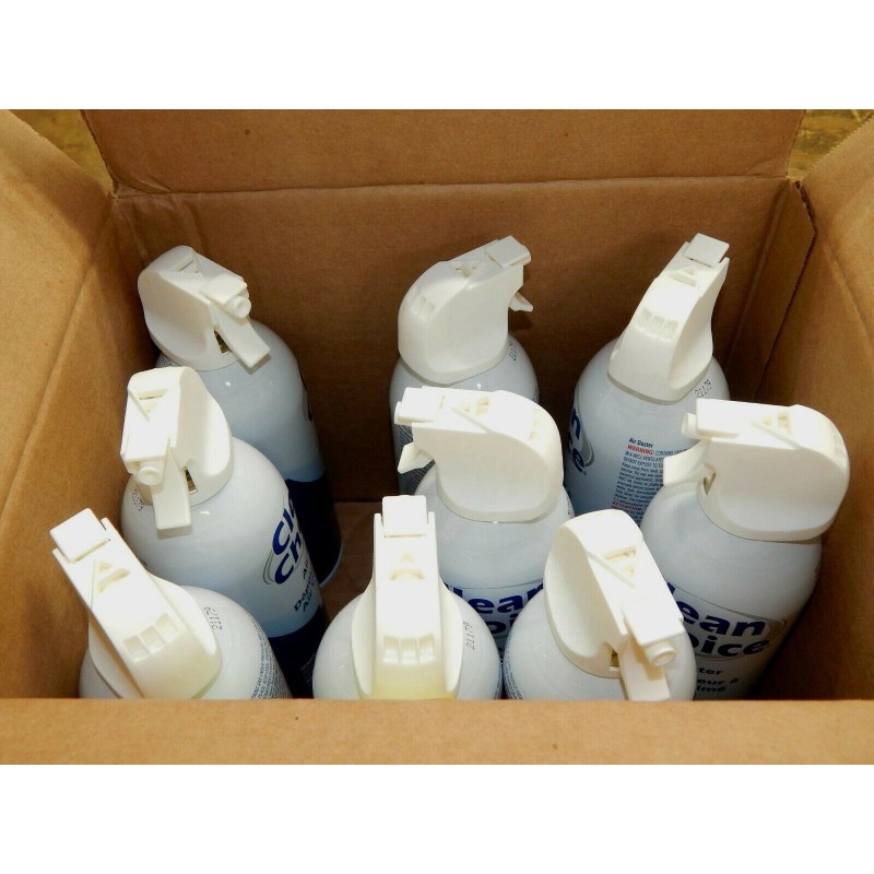 Clean Choice Lot of 9 10oz Aerosol Dust Remover 0600966