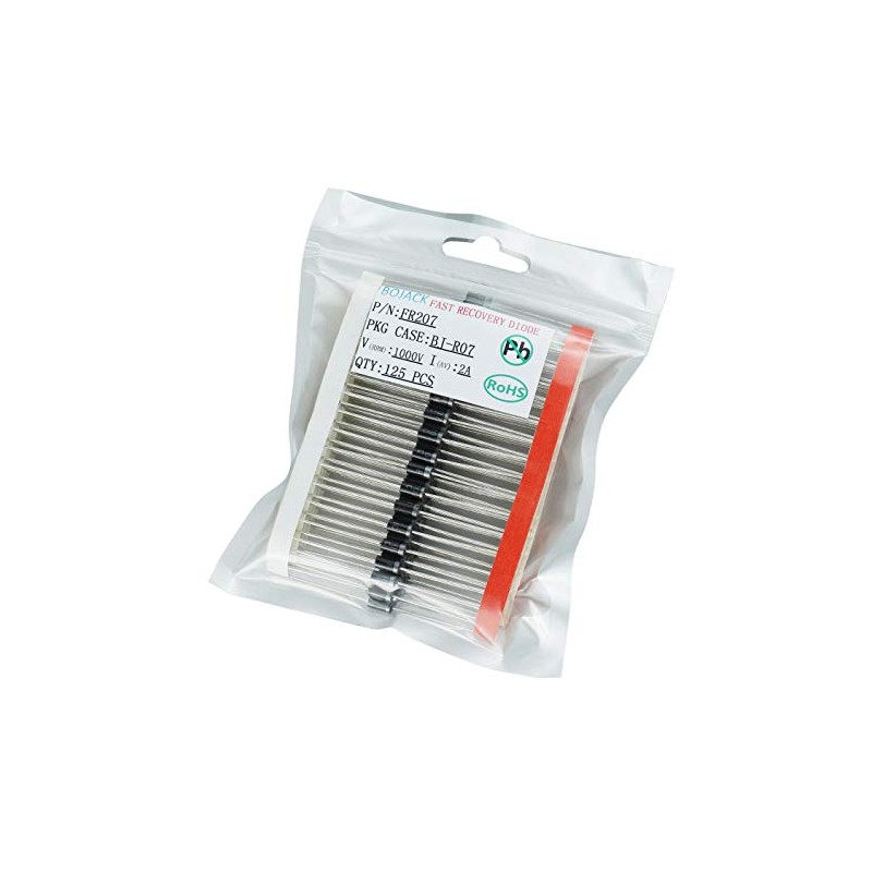 BOJACK FR207 Fast Recovery Diode 2 A 1000 V DO-15