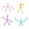 4Pcs Giraffe Tube Toy Telescopic Suction Cup Tube Giraffe Toy