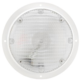 RecPro RV White 8.5" Porch Light | 12 Volt Fixture