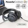 BERIBES Upgraded Hybrid Active Noise Cancelling Headphones with Transparent Modes,70H