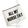 UPNEGE Funny Nurse Makeup Bag Gifts for Women, RN Nurse
