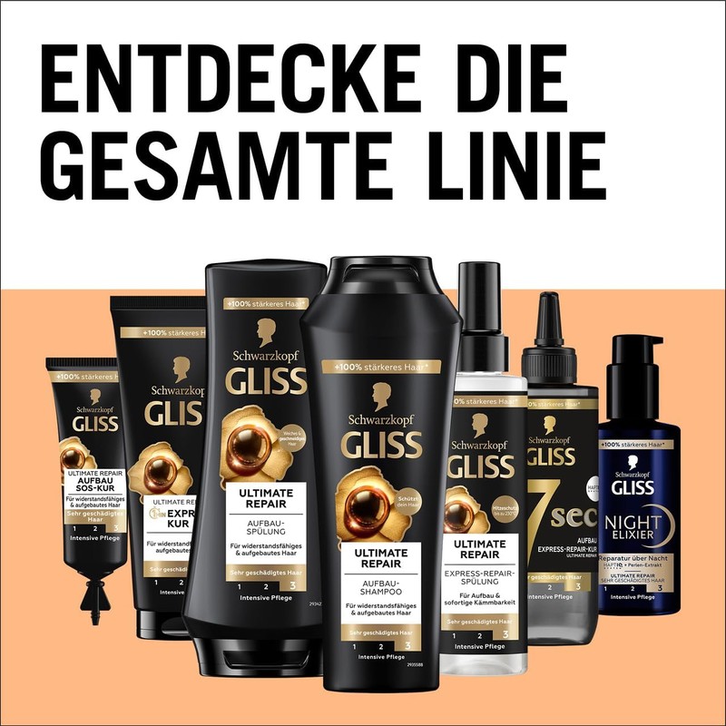 Gliss SOS Intensive Treatment Ultimate Repair (15 x 15 ml),